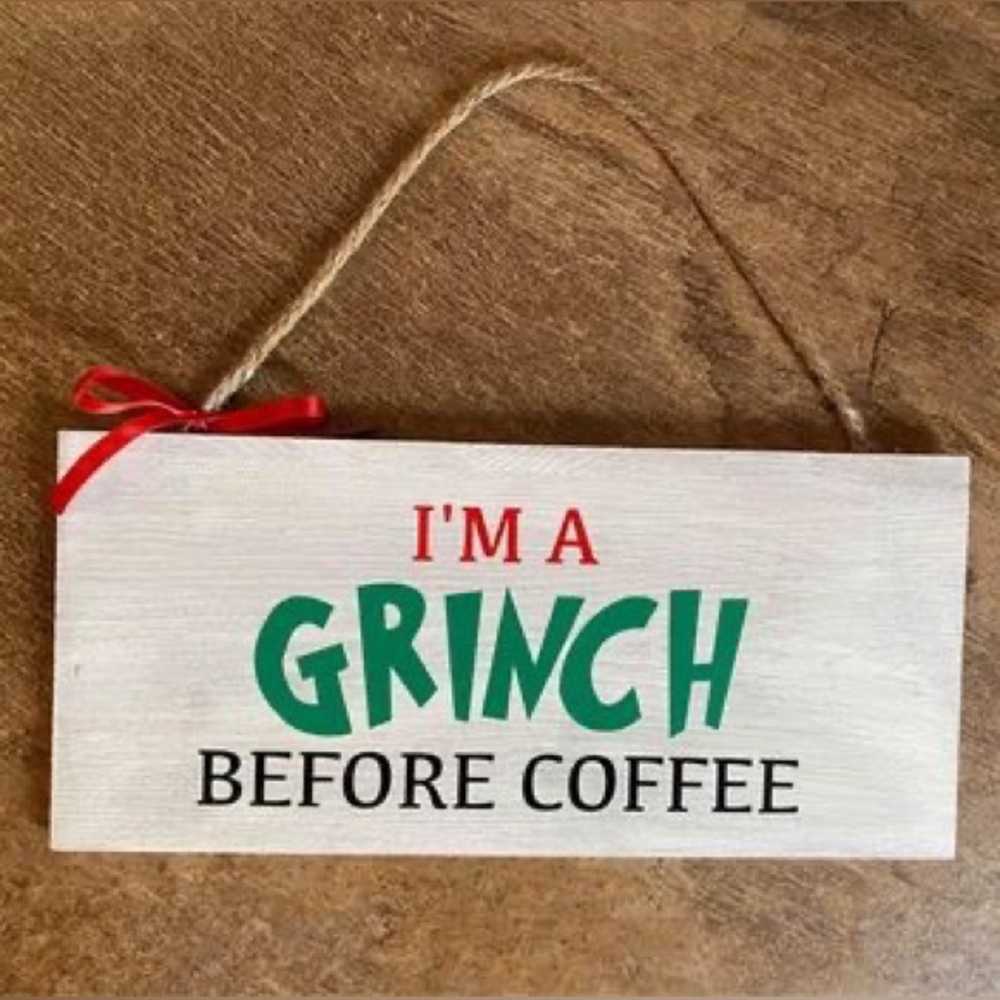 Wooden painted sign